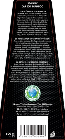 Etiketa k výrobku CP0835