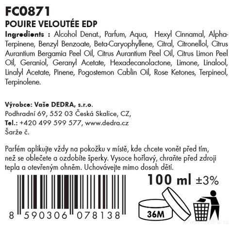 Etykieta produktu FC0871