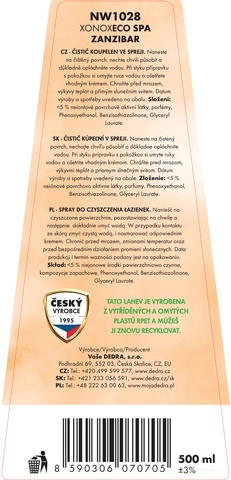 Etiketa k výrobku NW1028