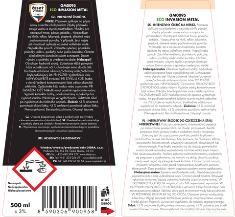 Etykieta produktu GM0095