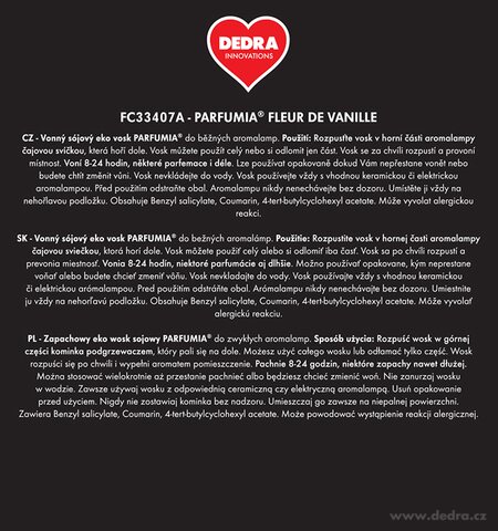 Etiketa k výrobku FC33407A