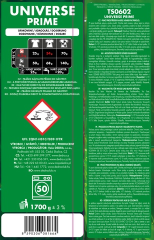 Etykieta produktu TS0602