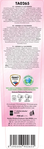 Etiketa k výrobku TA0265