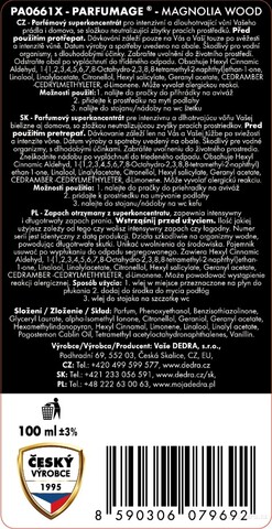Etiketa k výrobku CP0258