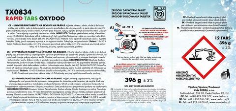 Etykieta produktu TX0834