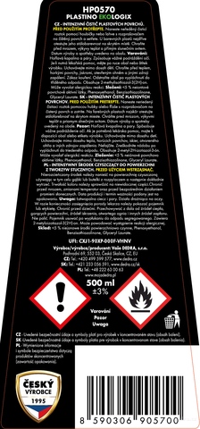 Etiketa k výrobku HP0570 Etiketa k výrobku HP0570