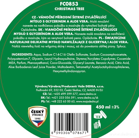 Etykieta produktu FC0853