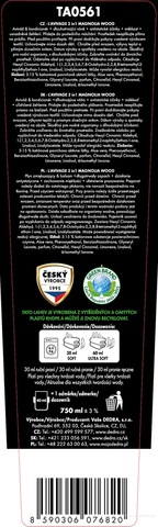 Etiketa k výrobku CP0356