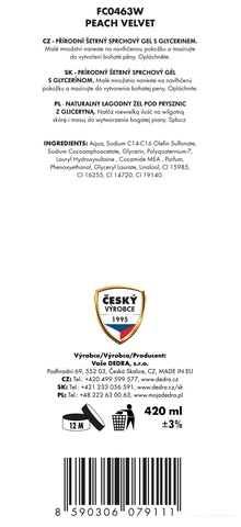Etiketa k výrobku FC0463W
