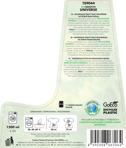 Etiketa k výrobku CP0809