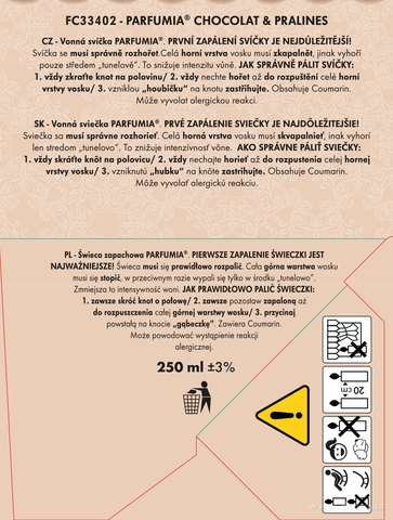 Etiketa k výrobku FC33402