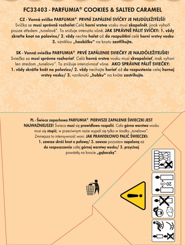 Etiketa k výrobku FC33403X