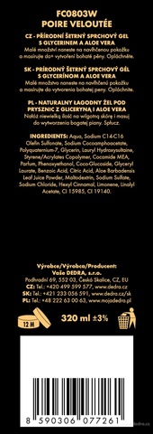 Etiketa k výrobku FC0272