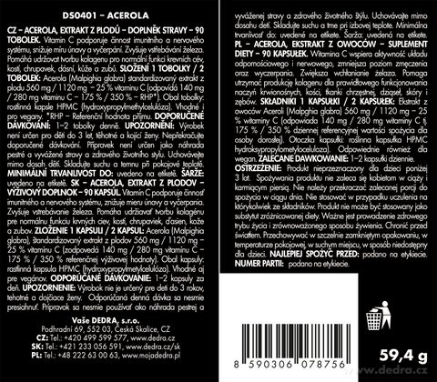 Etiketa k výrobku DS0401