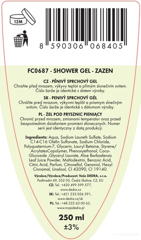 Etykieta produktu FC0687