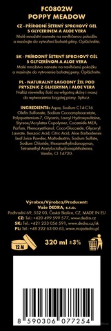 Etiketa k výrobku FC0802W