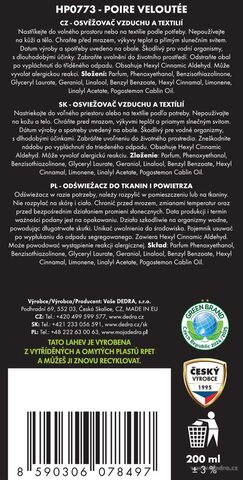 Etiketa k výrobku CP11741