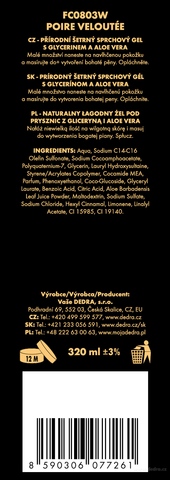 Etiketa k výrobku FC0803W