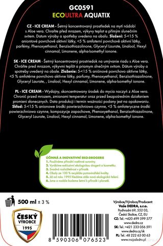 Etiketa k výrobku CP0780