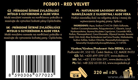 Etykieta produktu FC0960X