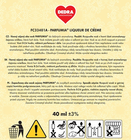 Etiketa k výrobku FC33401A