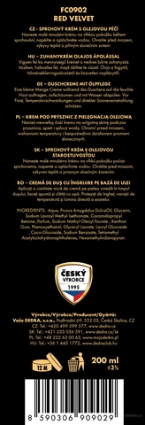 Etiketa k výrobku FC0902