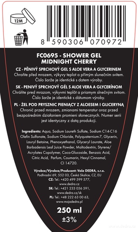 Etykieta produktu FC0695