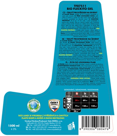 Etiketa k výrobku TF07511