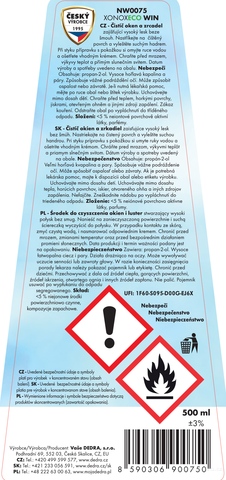Etiketa k výrobku NW0075