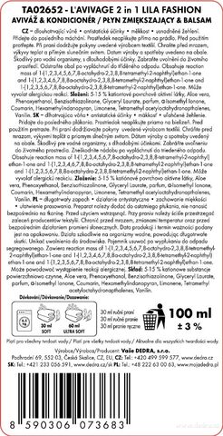 Etiketa k výrobku CP0212