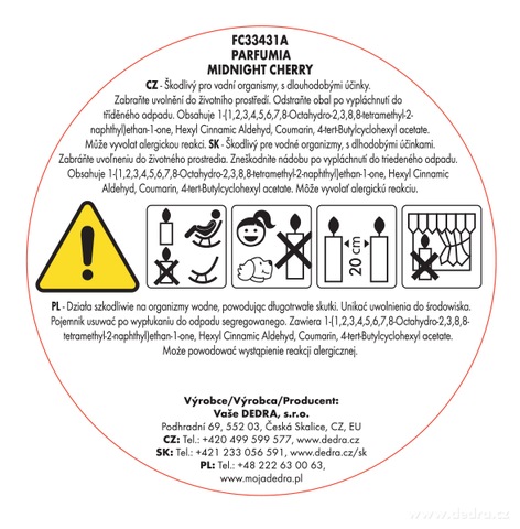 Etykieta produktu FC33431A