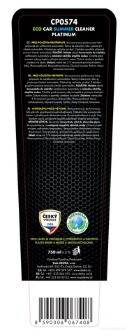 Etiketa k výrobku CP0574C Etiketa k výrobku CP0574C