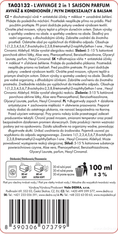 Etiketa k výrobku CP0215