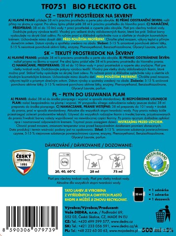 Etykieta produktu TF0751X