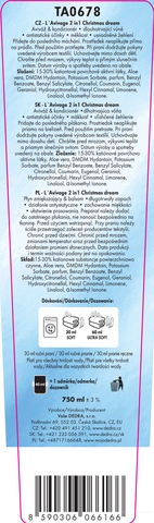 Etiketa k výrobku TA0678