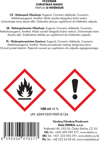 Etykieta produktu FC33406B