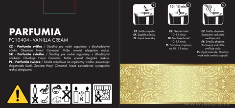 Etiketa k výrobku FC10404