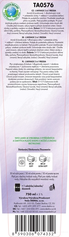 Etykieta produktu TA0576S Etykieta produktu TA0576S