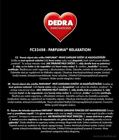 Etiketa k výrobku FC33408