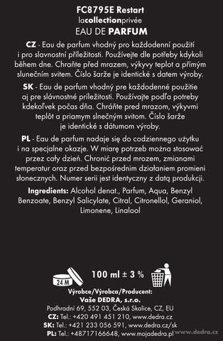 Etiketa k výrobku FC8795S Etiketa k výrobku FC8795S