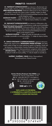 Etiketa k výrobku PA06712