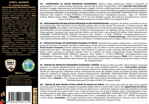 Etiketa k výrobku FC0876