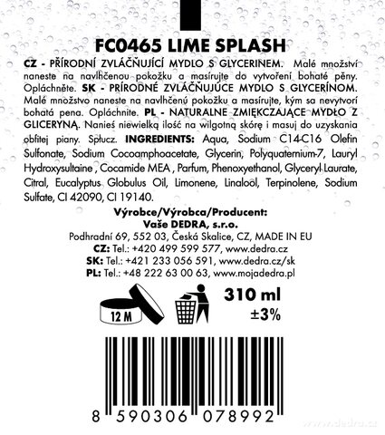 Etykieta produktu FC0465