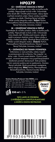 Etiketa k výrobku HP0379