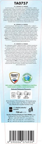 Etiketa k výrobku TS0600M