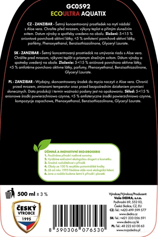 Etiketa k výrobku GC0592