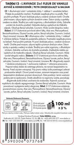 Etiketa k výrobku CP0215