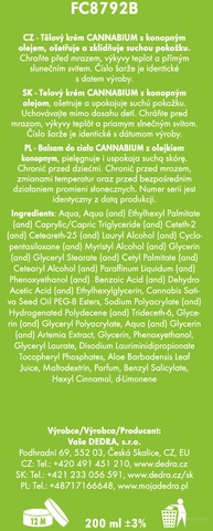 Etiketa k výrobku FC5542