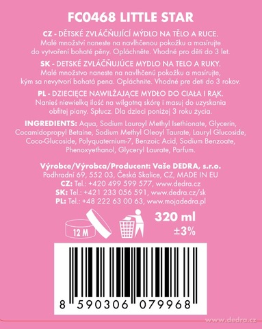 Etiketa k výrobku CP6137