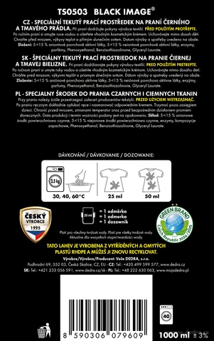 Etiketa k výrobku TS0503X